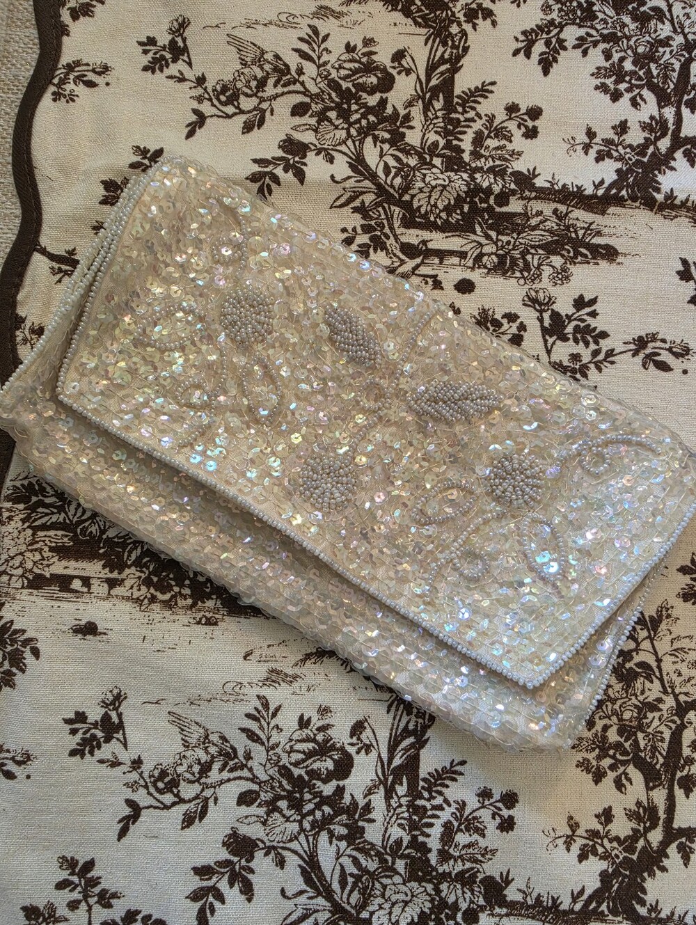 Vintage Beaded Clutch